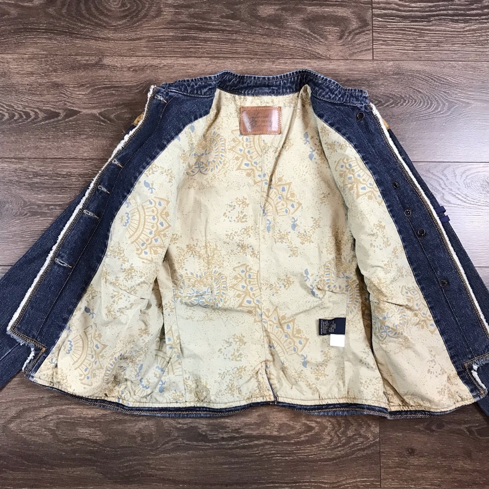 Marithé Francois Girbaud Jeans Women’s Button Down Denim Pacifist Jacket Size XL - Picture 8 of 8